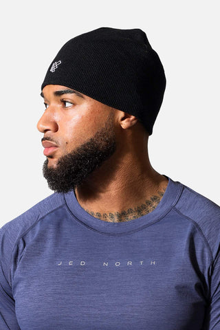Premium Knit Beanie - Jet Black
